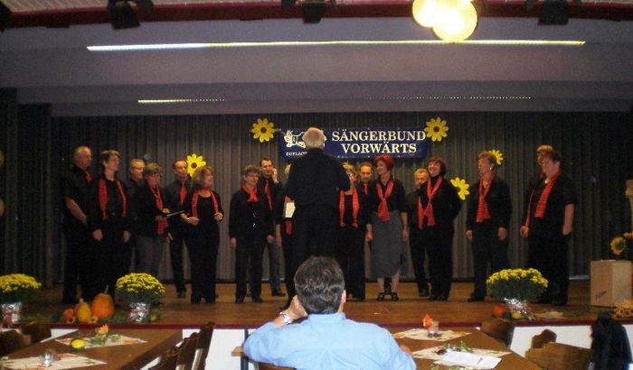 Beim Sängerfest 2009 in Durlach